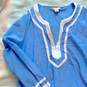J. Crew baby blue tunic